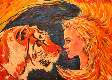 Картина под названием "Близость" - Марат Закиров, Подлинное произведение искусства, Другой