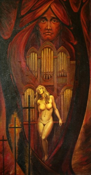Painting titled "триптих2 "Реквием"" by Anatolii Moroziuk, Original Artwork, Other