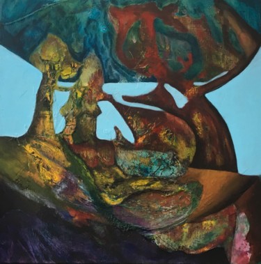 Peinture intitulée "Sérénité" par Aim.A, Œuvre d'art originale, Acrylique