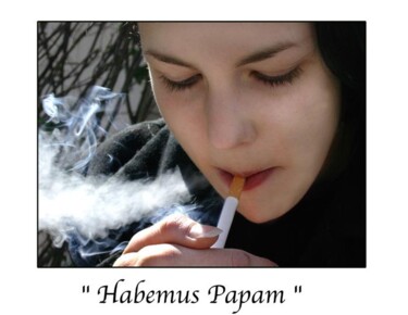 Photographie intitulée "Habemus Papam" par Marc Acquaviva, Œuvre d'art originale