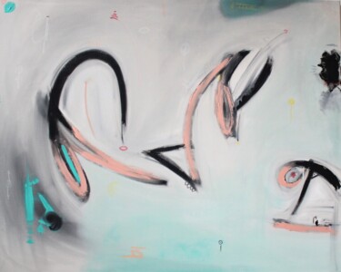 Malarstwo zatytułowany „Brume” autorstwa Marc-Alain Félix, Oryginalna praca, Akryl