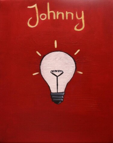 Peinture intitulée "JOHNNY" par Marc Alapont, Œuvre d'art originale, Huile