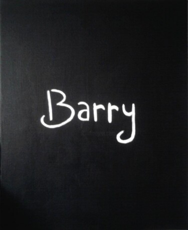 Peinture intitulée "barry" par Marc Alapont, Œuvre d'art originale, Huile