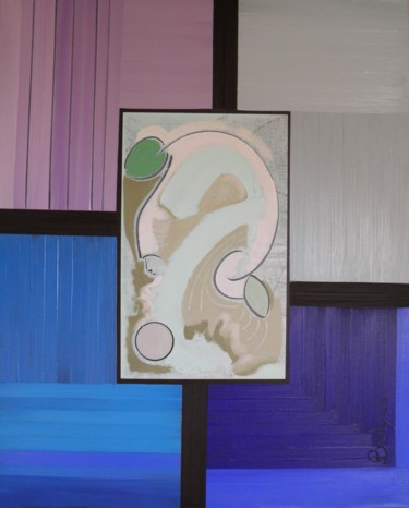 Картина под названием "Jump on Raison" - Marc Bulyss, Подлинное произведение искусства, Масло Установлен на Деревянная рама…