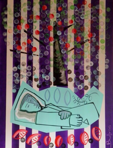 Peinture intitulée "Tomi Dream" par Marc Bulyss, Œuvre d'art originale, Huile Monté sur Châssis en bois