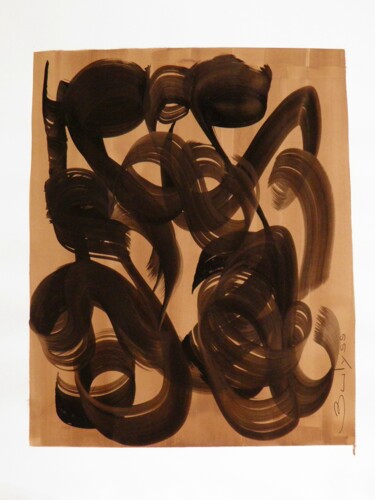 Tekening getiteld "Untitled N° 708" door Marc Bulyss, Origineel Kunstwerk, Inkt