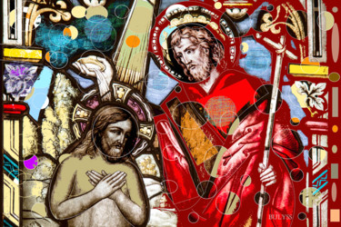 数字艺术 标题为“Georgian Baptism” 由Marc Bulyss, 原创艺术品, 数字油画