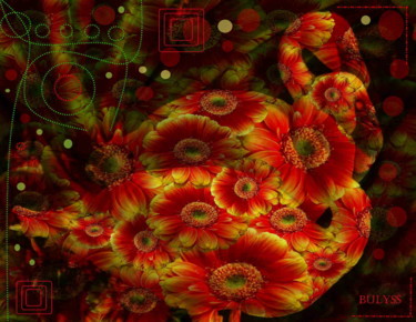 Digitale Kunst getiteld "Giuseppe Arcimboldo…" door Marc Bulyss, Origineel Kunstwerk, Digitaal Schilderwerk