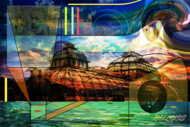 Digitale Kunst mit dem Titel "Jules Vernes" von Marc Bulyss, Original-Kunstwerk, Digitale Malerei