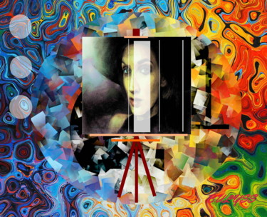 Цифровое искусство под названием "Love Story" - Marc Bulyss, Подлинное произведение искусства, Цифровая живопись