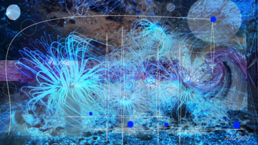 Arts numériques intitulée "Wall of Atlantis" par Marc Bulyss, Œuvre d'art originale, Peinture numérique