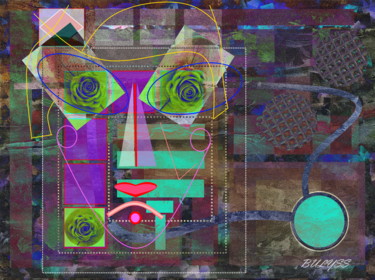Arts numériques intitulée "Chess Player" par Marc Bulyss, Œuvre d'art originale, Peinture numérique