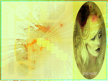 Digital Arts titled "Daughter of the sun" by Marc Bulyss, Original Artwork, Digital Painting