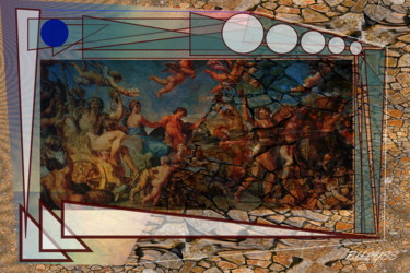 Digital Arts titled "Le Voyage de Dionys…" by Marc Bulyss, Original Artwork, Digital Painting