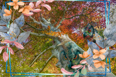 Arte digital titulada "The Life of Trees" por Marc Bulyss, Obra de arte original, Trabajo Digital 2D