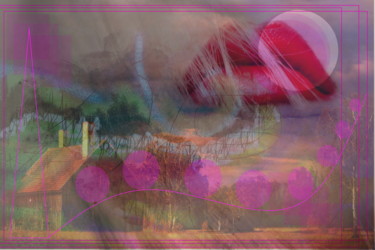 Digitale Kunst mit dem Titel "Autumn Lips" von Marc Bulyss, Original-Kunstwerk, 2D digitale Arbeit