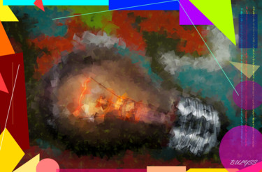 Arte digital titulada "Edison" por Marc Bulyss, Obra de arte original, Pintura Digital
