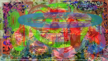 Цифровое искусство под названием "Rite of spring" - Marc Bulyss, Подлинное произведение искусства, Цифровая живопись
