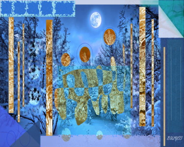 Digital Arts με τίτλο "Strange Winters" από Marc Bulyss, Αυθεντικά έργα τέχνης, Ψηφιακή ζωγραφική