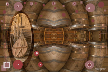 Arte digitale intitolato "Wine Merchant" da Marc Bulyss, Opera d'arte originale, Pittura digitale