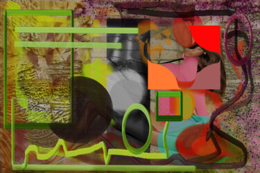 Arts numériques intitulée "Acide Attitude" par Marc Bulyss, Œuvre d'art originale, Peinture numérique
