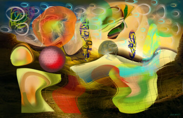 Digital Arts titled "Anton novéa World" by Marc Bulyss, Original Artwork, Digital Painting