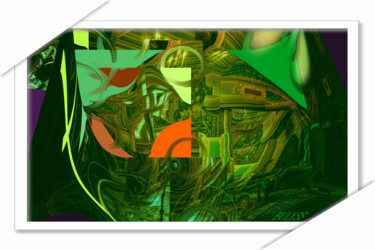 Digitale Kunst mit dem Titel "Cachemire" von Marc Bulyss, Original-Kunstwerk, Digitale Malerei