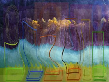 Artes digitais intitulada "Nature in Action" por Marc Bulyss, Obras de arte originais, Pintura digital