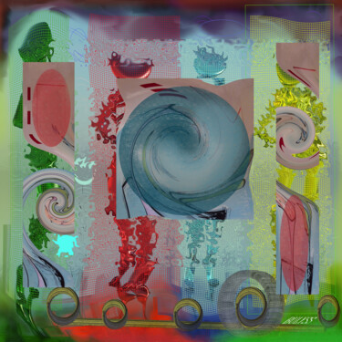 Digital Arts titled "Sensitive Transform…" by Marc Bulyss, Original Artwork, Digital Painting