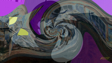 Digital Arts titled "Spiral of Live" by Marc Bulyss, Original Artwork, Digital Painting