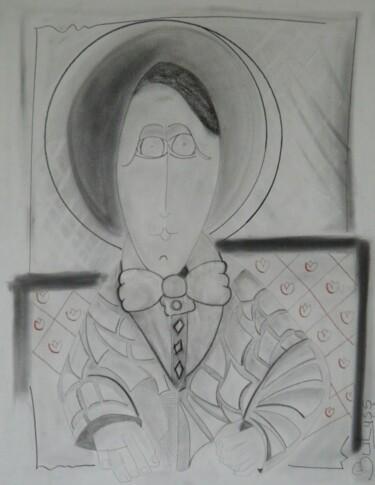 Drawing titled "Prince Asia" by Marc Bulyss, Original Artwork, Charcoal