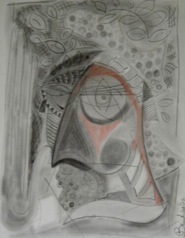 Tekening getiteld "La main de Stokov" door Marc Bulyss, Origineel Kunstwerk, Potlood