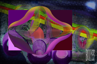 Цифровое искусство под названием "Butterflies 23" - Marc Bulyss, Подлинное произведение искусства, Цифровая живопись
