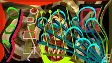 Цифровое искусство под названием "Fantaisy" - Marc Bulyss, Подлинное произведение искусства, Цифровая живопись