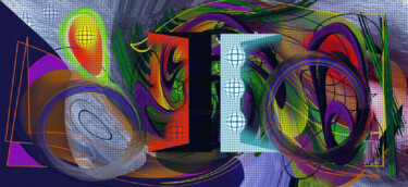 Arts numériques intitulée "Opening for escape" par Marc Bulyss, Œuvre d'art originale, Peinture numérique