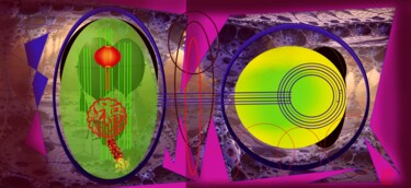 Цифровое искусство под названием "Space Oddity" - Marc Bulyss, Подлинное произведение искусства, Цифровая живопись