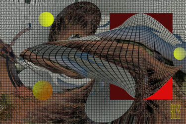 Digitale Kunst mit dem Titel "The Rule of Three" von Marc Bulyss, Original-Kunstwerk, Digitale Malerei