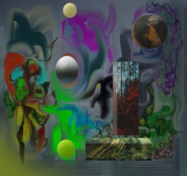 Arts numériques intitulée "Wonderful Végétation" par Marc Bulyss, Œuvre d'art originale, Modélisation 3D