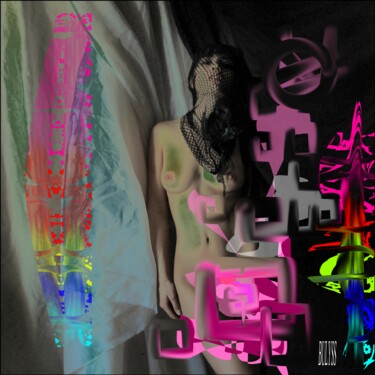 Digital Arts titled "Women  007 power" by Marc Bulyss, Original Artwork, Digital Painting
