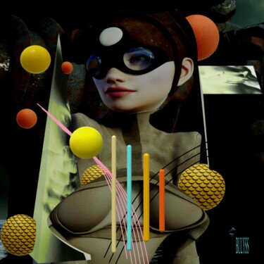 Arte digitale intitolato "Women Anton-Nina St…" da Marc Bulyss, Opera d'arte originale, Modellazione 3D