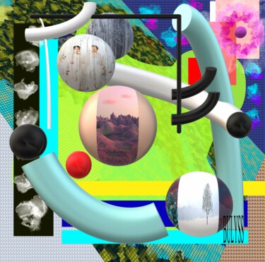 Digitale Kunst mit dem Titel "Women Feminine Oxyg…" von Marc Bulyss, Original-Kunstwerk, 3D Modellierung