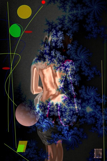 Arte digitale intitolato "Women Fir Fairy" da Marc Bulyss, Opera d'arte originale, Modellazione 3D