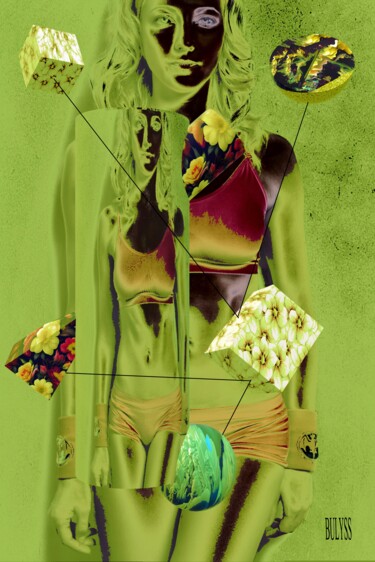 Arts numériques intitulée "Women Magic Women N…" par Marc Bulyss, Œuvre d'art originale, Peinture numérique