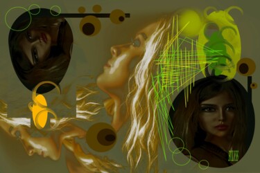 Digital Arts titled "Women Memory of Sis…" by Marc Bulyss, Original Artwork, Photo Montage