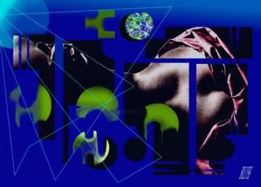 Digital Arts με τίτλο "Women the constella…" από Marc Bulyss, Αυθεντικά έργα τέχνης, Ψηφιακή ζωγραφική
