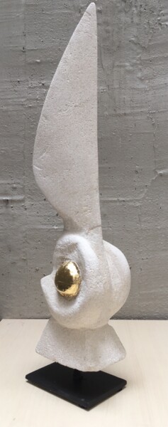 Sculptuur getiteld "nautil" door Marc Chauvin, Origineel Kunstwerk, Steen
