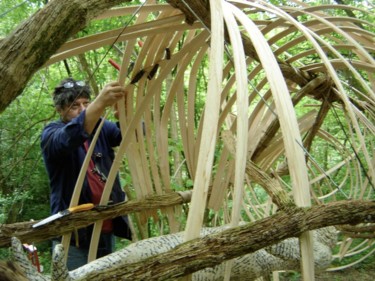 Installation intitulée "le rêveur" par Marc De Smedt, Œuvre d'art originale