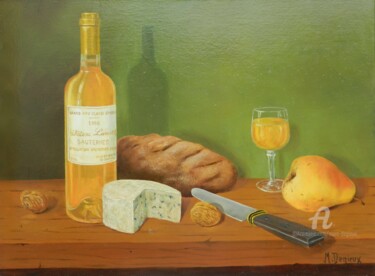 Картина под названием "Le Sauternes" - Marc Degieux, Подлинное произведение искусства, Масло