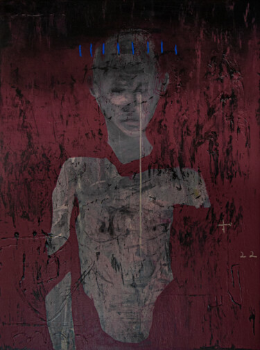 Malarstwo zatytułowany „"I was torn from th…” autorstwa Marc E. Des Rosiers, Oryginalna praca, Akryl