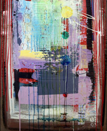 Schilderij getiteld "Tableau 11" Pigment…" door Marc Escorihuela, Origineel Kunstwerk, Acryl